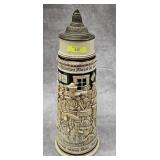LARGE '2.5-L' 16' GERMAN CERAMIC STEIN