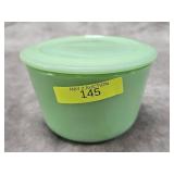 3' MCKEE JADEITE GLASS GREASE JAR