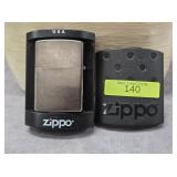 ZIPPO RIBBED CHROME LIGHTER
