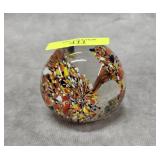 2.5' BLOWN GLASS PAPERWEIGHT