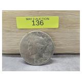 1924-S PEACE DOLLAR, G+