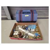 VINTAGE 'ROLYKIT' W/ COSTUME JEWELRY