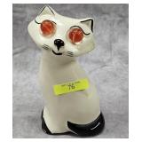 7' CARDINAL USA STONEWARE CAT BANK