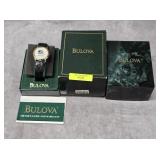 BULOVA 'CAROLINA PANTHERS' QUARTZ WATCH