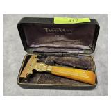 VINTAGE TWO-WAY BAKELITE HANDLE RAZOR