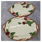 12' & 14' FRANCISCAN APPLE PLATTERS