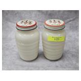 PAIR OF 4.5' ANCHOR HOCKING TULIP SHAKERS