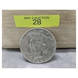 1922 PEACE DOLLAR, FINE