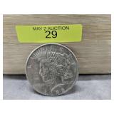 1923 PEACE DOLLAR, FINE