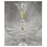 15' SHANNON CRYSTAL LEAD CRYSTAL EPERGNE