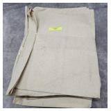 LOT OF 10- VINTAGE CLOTH BANK BAGS