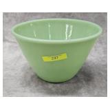 7.5' FIRE-KING JADEITE GLASS BOWL
