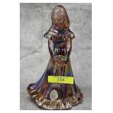 7' FENTON GLASS CARNIVAL BRIDESMAID FIGURE