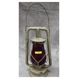 VINTAGE DIETZ RED GLOBE LANTERN