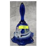 6' FENTON GLASS PAINTED BELL
