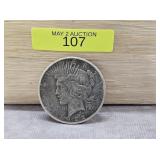 1922 PEACE DOLLAR, VG