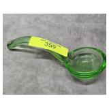 5' VASELINE GLASS CONDIMENT SPOON