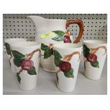 5- PC. FRANCISCAN APPLE BEVERAGE SET