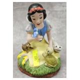 7' DISNEY SNOW WHITE PORCELAIN MUSICAL FIGURE