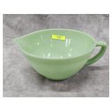 7.5' FIRE-KING JADEITE GLASS BATTER BOWL