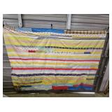 VINTAGE HAND SEWN 'BLOCK' QUILT TOP