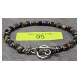STERLING SILVER SOUTHWEST GEMSTONE BRACELET