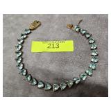 8' STERLING SILVER ~10CT TOPAZ BRACELET