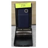 ZIPPO 'NAVY BLUE' CIGARETTE LIGHTER