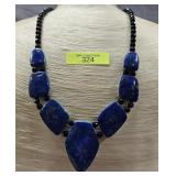 JAY KING STERLING LAPIS & AMAZONITE NECKLACE