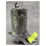 VINTAGE EVANS COWBOY BOOT TABLE LIGHTER