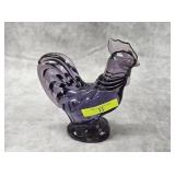 5' FENTON GLASS ROOSTER FIGURE