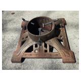 antique christmas tree base