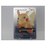 Pokemon Card Rare Silver Pikachu V