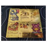 Pokemon Cards Rare Gold Foils Lot