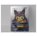 Pokemon Card Rare Silver Pikachu Mega Lucario