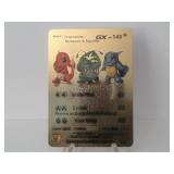 Pokemon Card Rare Gold Charmander, Squirtle GX
