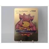 Pokemon Card Rare Gold Pikachu Mega Diancie