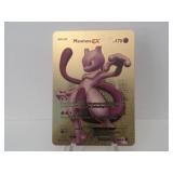 Pokemon Rare Gold Mewtwo EX