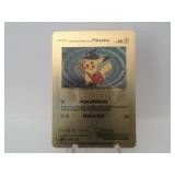 Pokemon Rare Gold Special Delivery Pikachu