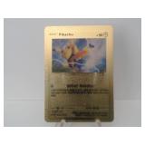 Pokemon Rare Gold Pikachu