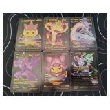 Pokemon Rare Black Foil Cards Lot