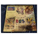 Pokemon Rare Gold Foil Cards Lot