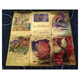 Pokemon Rare Gold Foil Cards Lot