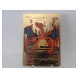 Pokemon Rare Gold Charizard V