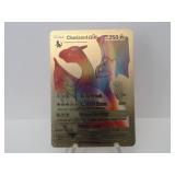 Pokemon Card Rare Gold Charizard GX Rainbow