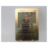 Pokemon Card Rare Gold Pikachu