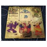 Pokemon Rare Gold Foil Cards Lot