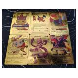 Pokemon Rare Gold Foil Cards Lot