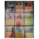 Pokemon Rare Holo Cards in Sheet