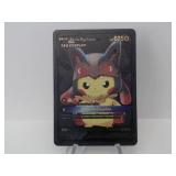 Pokemon Card Rare Black Pikachu Mega Lucario
